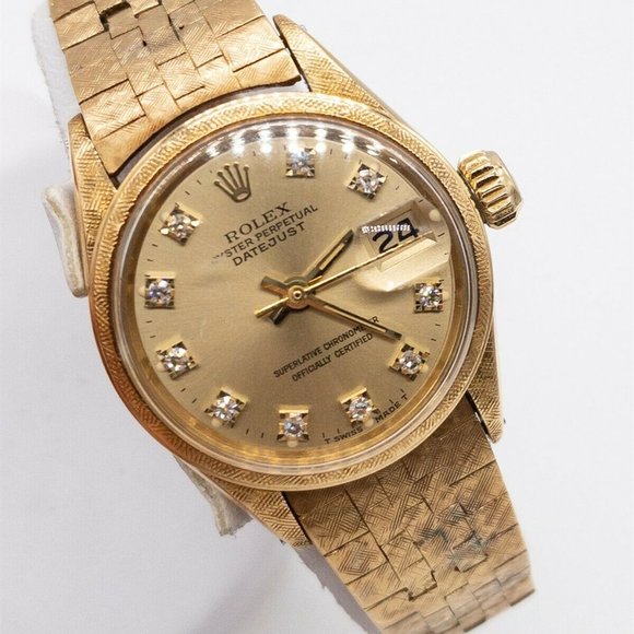 Sale! Rolex 18k President Diamond Ladies Watch! - Picture 3 of 7